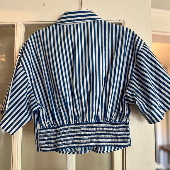 FRAME brand: Striped Organic Cotton Shirt, size small! In great condition! - Picture 6 of 7